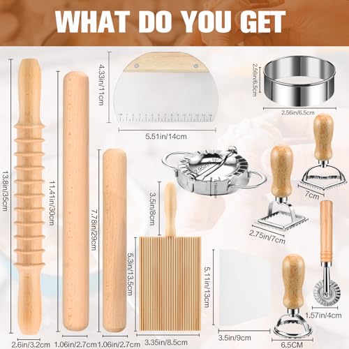 14 Pieces Pasta Making Tools Set (DDYM-SGM-14)