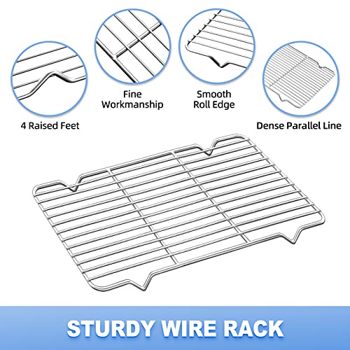 Baking Sheet with Wire Rack (9 x 7 x 1 inch)