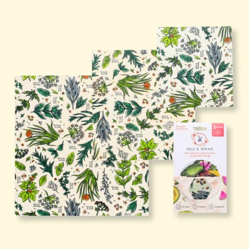 Beeswax Food Wraps (Herb Garden / Small, Medium, Large)