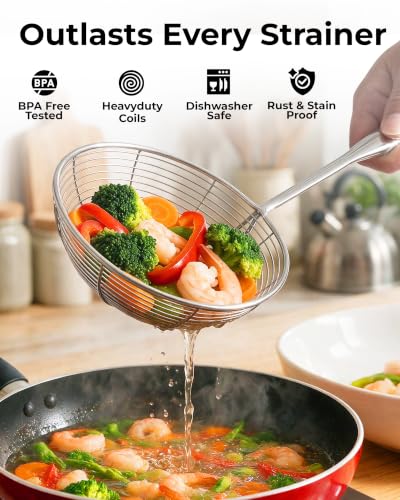 Stainless Steel Skimmer Strainer Ladle (Skimmer Strainer)
