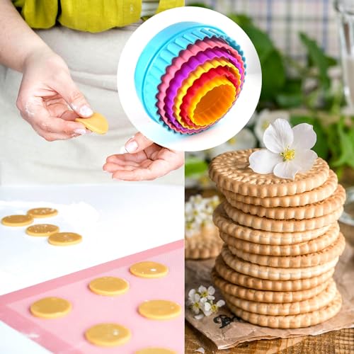 Cookie Biscuit Cutter Set (Round Shaped, 6 Pack)