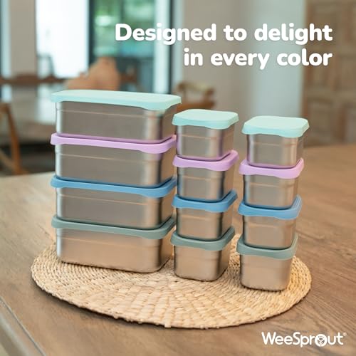 Stainless Steel Lunch Box Set (Pastel Purple)