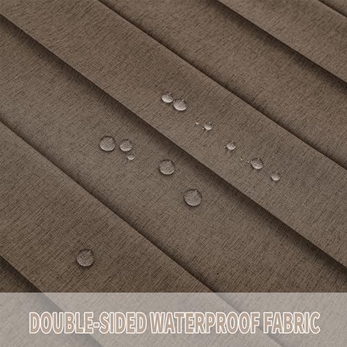 Doorway Curtains (Brown / 52"W x 78"L (Pack of 1))