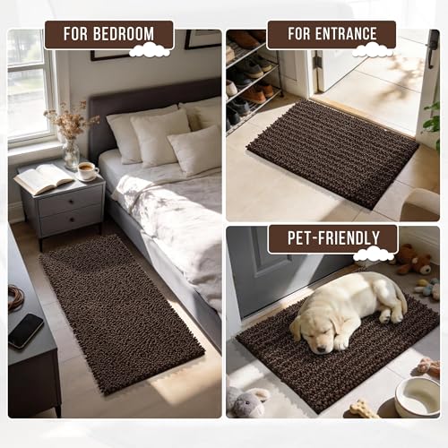 Bathroom Rugs Non Slip Washable 32x20 Inch