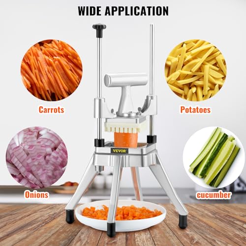 Commercial Vegetable Fruit Chopper 3 (Push style 3/8″)