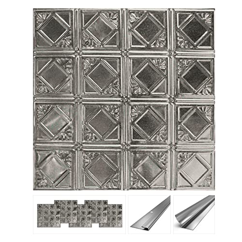 Tin Backsplash [5 (Pattern #19 / Unfinished)