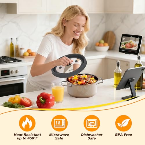 Microwave Splatter Cover (Black / 10.8inch)