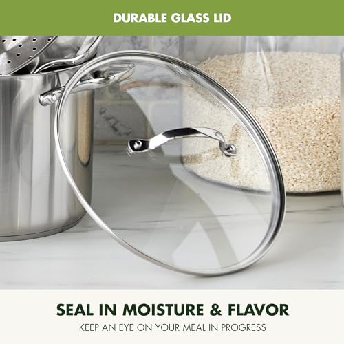 Stainless Steel Cookware Set (Silver Handle)