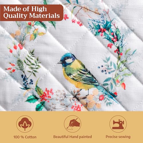 Pot Holders 100% Cotton Potholders (110 - Morzine / 8" x 8" (Pot Holder Pack of 2))