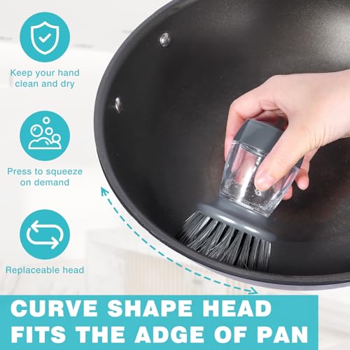 Soap Palm Brush Storage Set