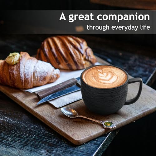 Coffee Mugs Set of 4 (Black)