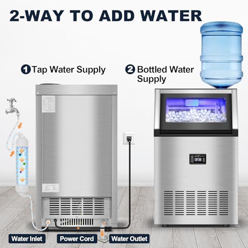 Commercial Ice Maker Machine (160Lbs/24H)