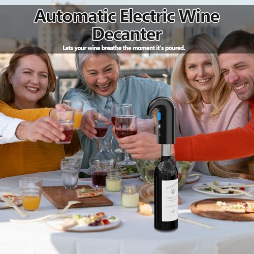 Electric Wine Aerator & Decanter Pump (Mini / Space Black)