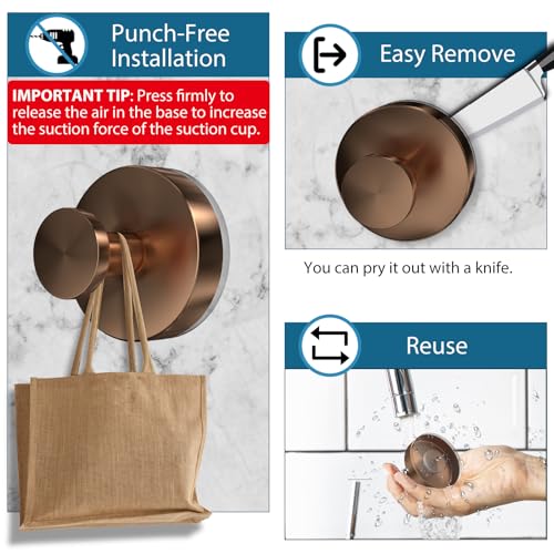 Suction Cup Hooks for Shower (2 Count)