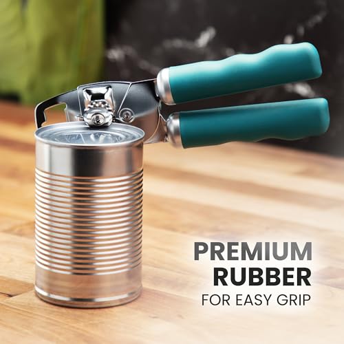 Heavy Duty Stainless Steel Can Opener Manual with Bottle Opener