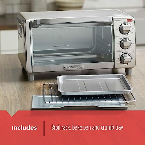 4 Slice Toaster Oven with Natural Convection