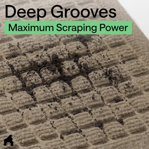 HydroABSORB Door Mat for Indoor Outdoor Use (Beige / 72" X 24")