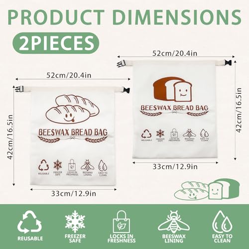 Beeswax Bead Bags (2 Count)