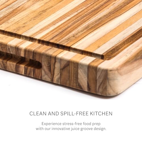 Carving Board with Juice Groove (Cutting Board Only / Extra Large (24 inch x 18 inch x 1.5 inch))
