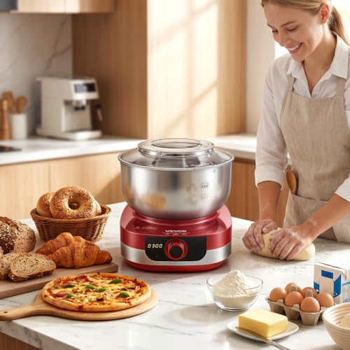 5.3 Qt Electric Dough Maker 500W Stand Mixer (5.3 QT)