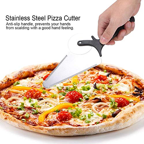 Pizza Cutter Professional Sharp funny Classic Cutters Multifunctional Stainless Steel Pastry Pizza Wheel Cutter Shovel Spatula Tool