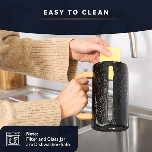 French Press Coffee Maker (Black)