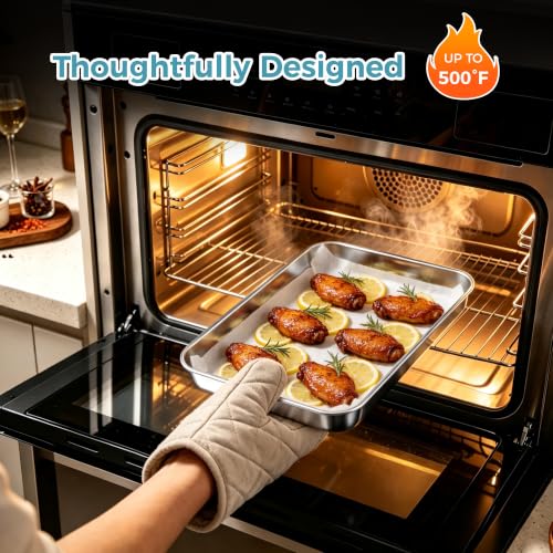 Small Baking Sheet Set of 4 (9.4"x7.3")