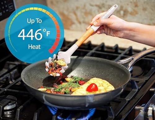 Silicone Cooking Utensils Set 6 Piece (White)