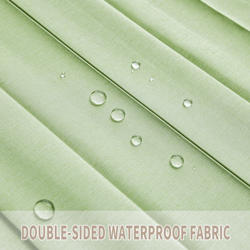 Curtain for Closet Without Door (Green / 52"W x 78"L (Pack of 1))