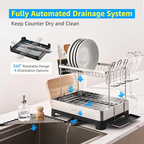 2 Tier Dish Drying Rack
