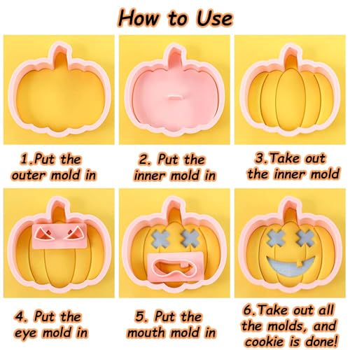 Mini Pumpkin Cookie Cutters (Pumpkin)