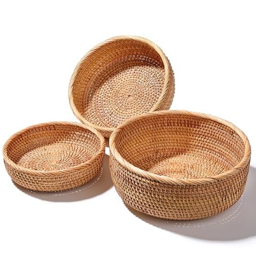 Rattan Bread Basket Set 3