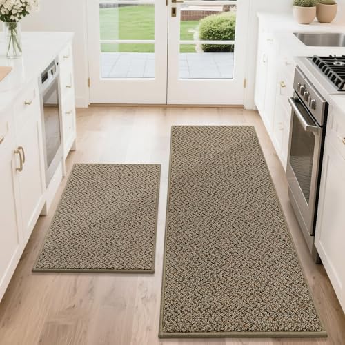 Kitchen Rugs Set of 2 Non (16 Sq Ft)
