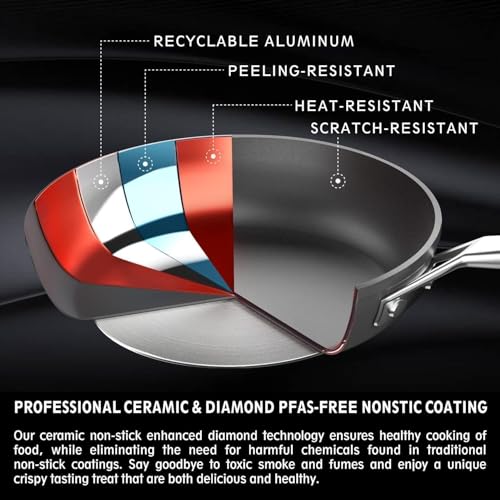 12.5 Inch Nonstick Frying pan (12.5 Inch)
