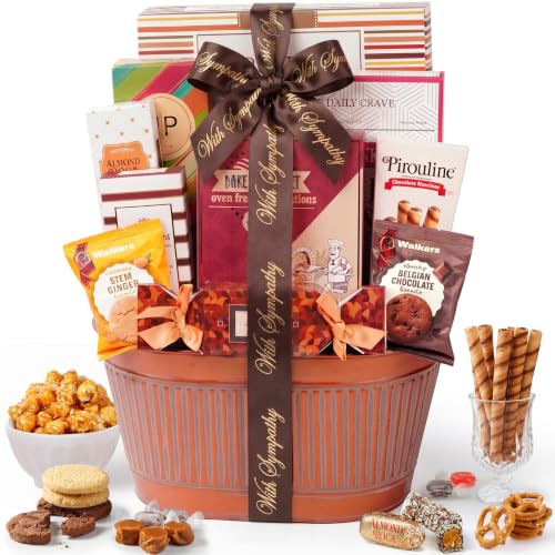 Sympathy Gift Basket Sharing Your Heartfelt Condolences (Classic - 30 oz)