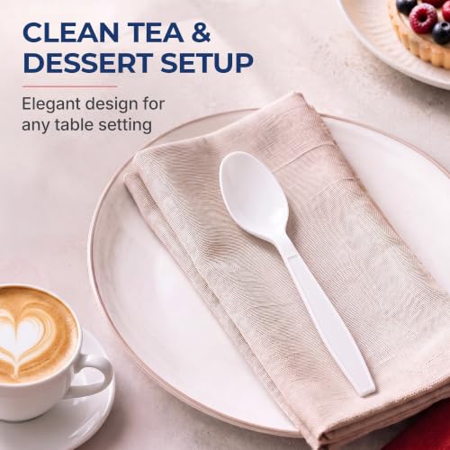 Extra Heavy Duty Plastic Teaspoons