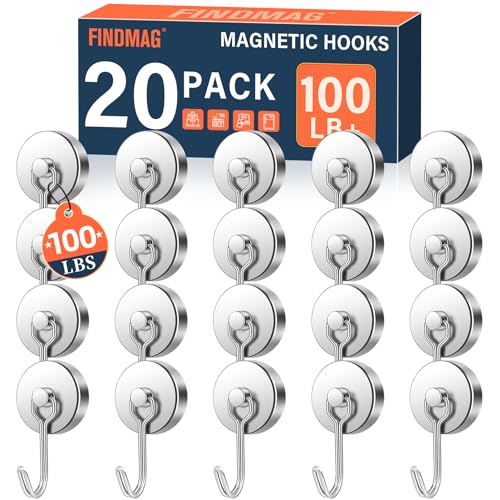 Magnetic Hooks (Silver / 1.26in)