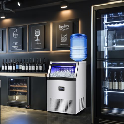 Commercial Ice Maker Machine (Clear Ice Cubes - 175LBS/24H)