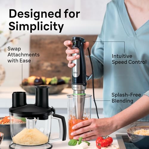4-in-1 Hand Blender MQ7077, 500W, Accessories Included (MQ7077X)
