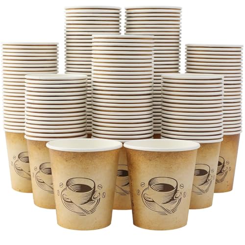 200 Pack 10 oz Coffee Cups Disposable Paper Cups (10OZ-200)