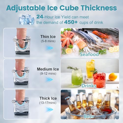 Commercial Ice Maker Machine 150LBS (150Lbs/24H-4K5D)