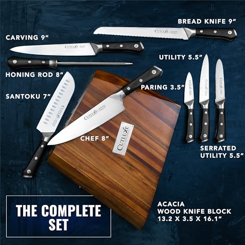 Kitchen Knife Set (8 Pcs Knife Set with Block)