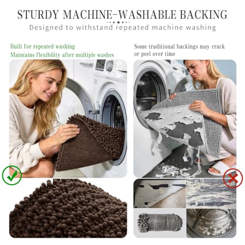 Bathroom Rugs Non Slip Washable