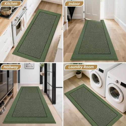 Indoor Door Mat 20" x 48" (Green / 20" X 48" (Rectangular))