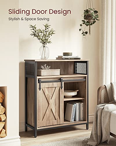 Buffet Cabinet (Without Power Outlet and Light / 11.8"D x 27.6"W x 31.5"H / Camel Brown + Ink Black)