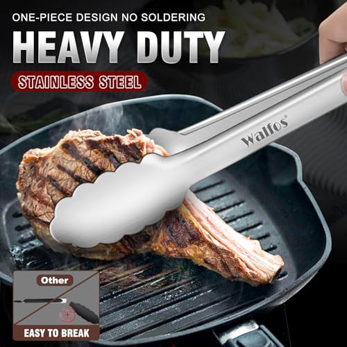 17 Inch Extra Long Grill Tongs (Extra Long 17 inch / Stainless Steel)