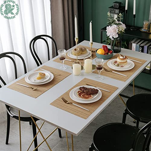 Bamboo Placemats Set of 2 (Brown / Set of 2)