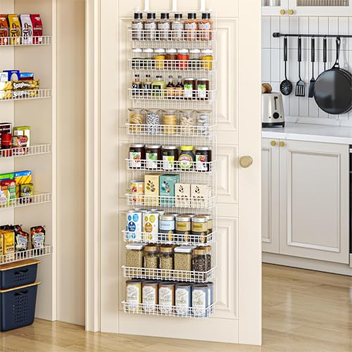 9 Tier Spice Rack Organizer with Door Hook