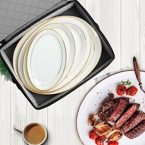 Quilted Platter Storage Case 2PACK (2 Count)