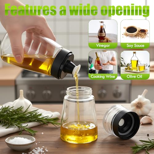 2 Pcs Oil and Vinegar Dispenser Set